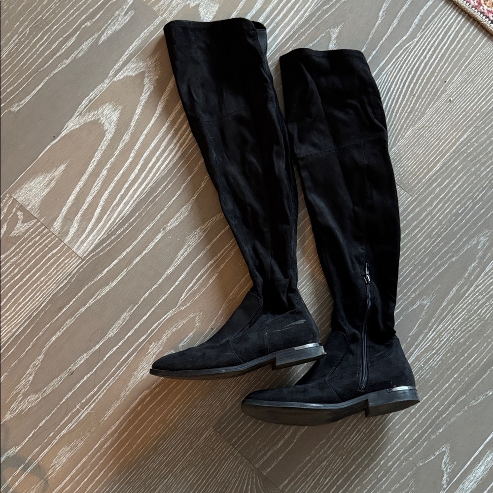 Black Knee-High Boots